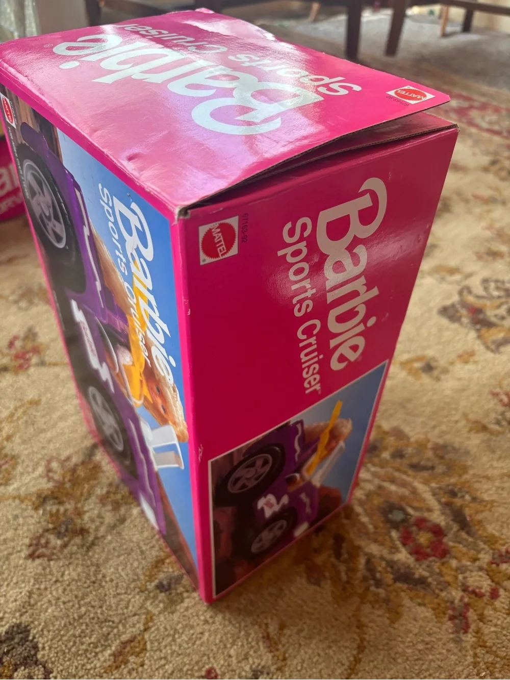 Barbie Purple & White Jeep Cruiser Toy Vehicle